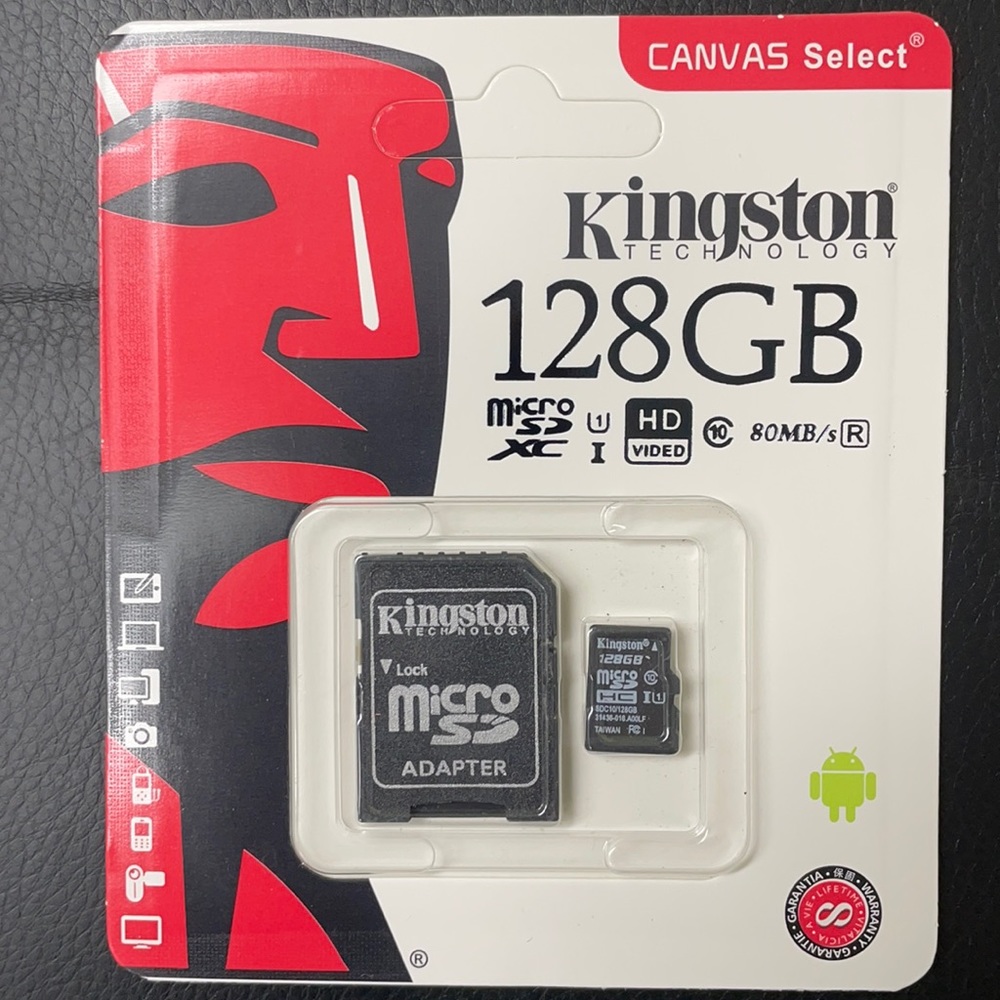 kingston micro sd 128gb card